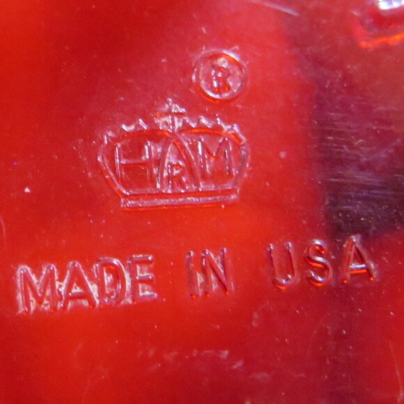 "HRM" Vintage Design Red Plastic Cookie Cutter - Cuddly Teddy Bear - Picture 6 of 7